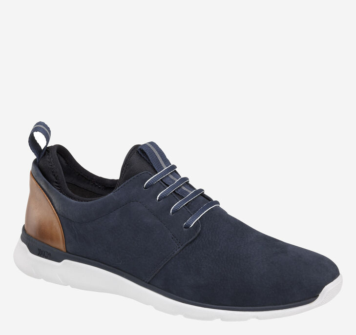 Johnston & Murphy XC4® Prentiss Plain Toe Sneakers Herr - Marinblå Skor [XF9724856]